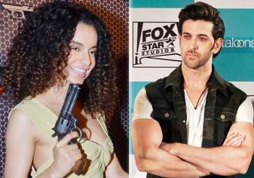 Kangana Ranaut and Hrithik Roshan