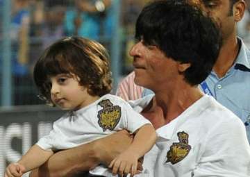 Shah Rukh Khan with AbRam