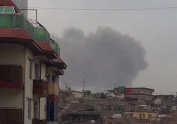 Massive explosion rocks Kabul, smoke seen near US embassy