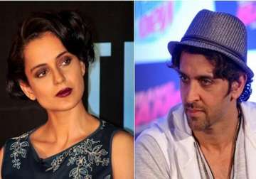 Kangana Ranaut and Hrithik Roshan