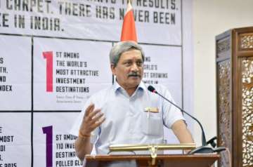 Defence Minister Manohar Parrikar