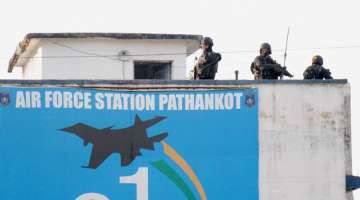 Indian Air Force base at Pathankot, Punjab 