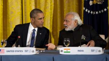 Prime Minister Narendra Modi with US President Barack Obama in Washington