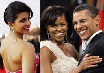 Priyanka Chopra and Barack Obama