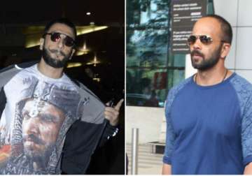 Ranveer Singh and Rohit Shetty