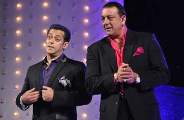 Salman Khan with Sanjay Dutt