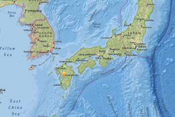 Strong earthquake strikes Kumamoto in souther Japan