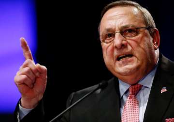 Republican governor of US state of Maine Paul LePage