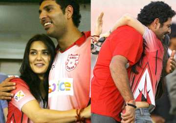 Yuvraj Singh and Preity Zinta