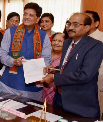 BJP nominates Piyush Goyal from Maharashtra for Rajya Sabha election