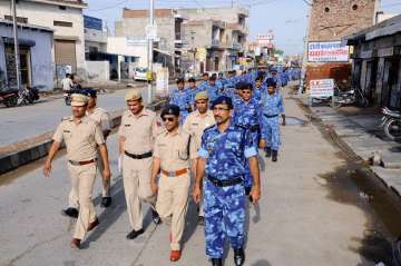 Heavy security force has been deployed in Haryana