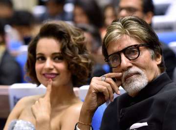 Amitabh Bachchan and Kangana Ranaut