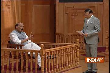 Union Home Minister Rajnath Singh in Aap Ki Adalat
