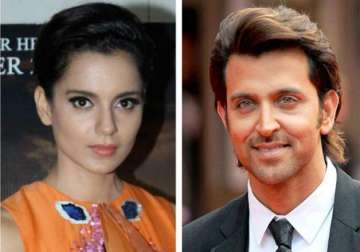 Kangana Ranaut and Hrithik Roshan