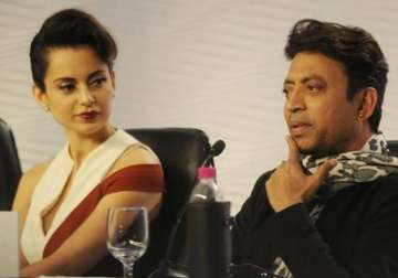 Irrfan Khan with Kangana Ranaut