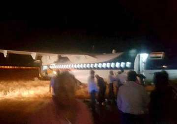 Jet Airways 9W 2793 aircraft from Delhi to Indore skidded off the runway 