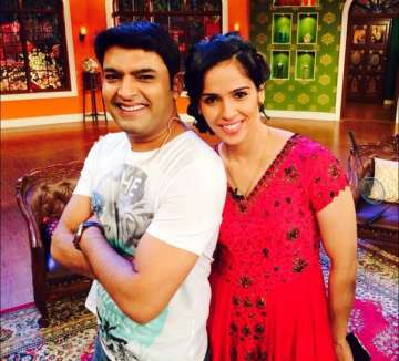 Kapil Sharma and Saina Nehwal