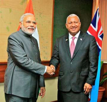 Modi with Fiji PM