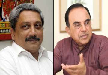 Manohar Parrikar, Subramanian Swamy