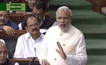 PM Modi in Lok Sabha