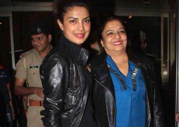 Priyanka Chopra with her mother