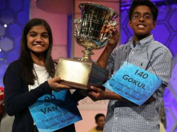 Two Indian-Americans win spelling bee