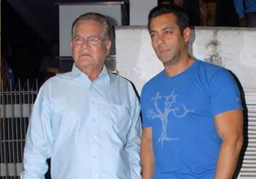 Salman Khan with father Salim Khan