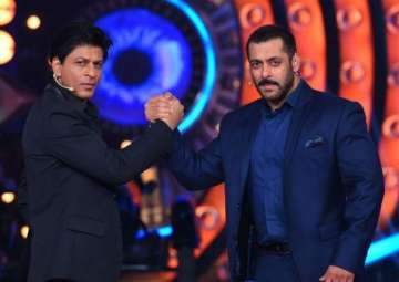 Shah Rukh Khan with Salman Khan