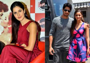 Katrina Kaif, Sidharth Malhotra with Alia Bhatt