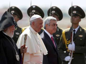 Pope Francis in Yerevan, Armenia 