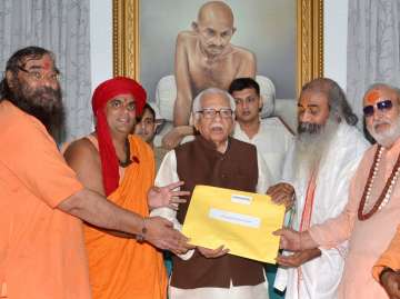 Saints submit Kairana exodus report to Governor Ram Naik