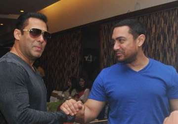 Salman Khan with Aamir Khan