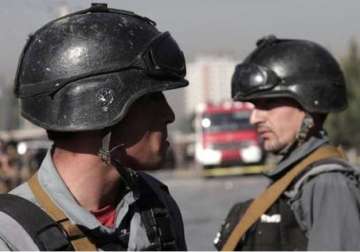 Taliban suicide bombers kill 40 policemen outside Kabul