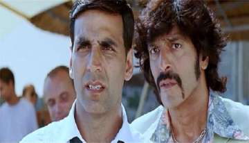 Akshay Kumar and Chunky Pandey