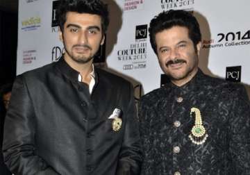 Arjun Kapoor with Anil Kapoor