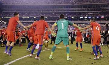 Chile celebrates victory