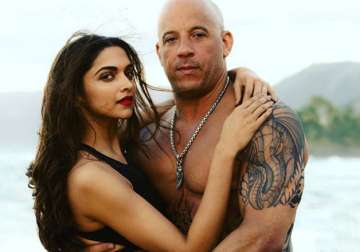 Deepika Padukone with Vin Diesel