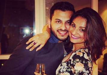 Dimpy Ganguly with hubby Rohit Roy