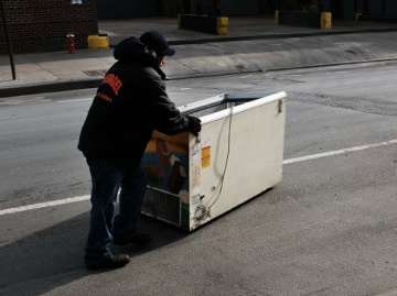 Woman found a dead body inside the freezer 