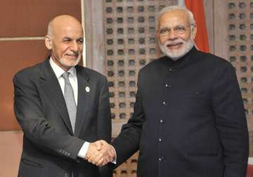 Ashraf Ghani and Narendra Modi