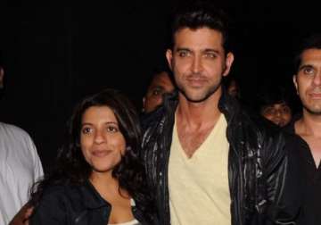 Hrithi Roshan with Zoya Akhtar