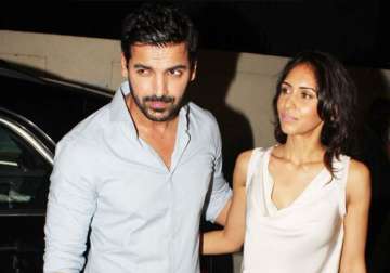 John Abraham with wife Priya Runchal