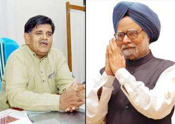 Rajasthan Home Minister Gulab Chand Kataria and former PM Manmohan Singh