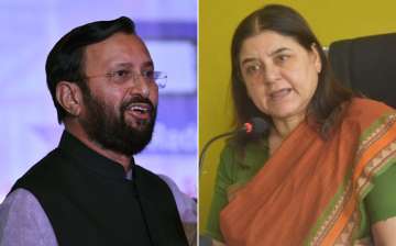 Maneka Gandhi has slammed Prakash Javadekar's ministry