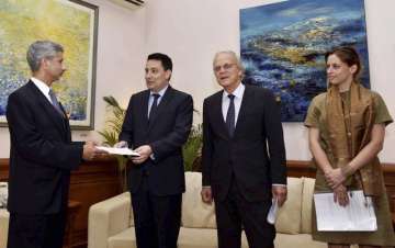  Foreign secretary S Jaishankar can be seen receiving MTCR