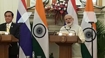 PM Modi with his Thailand counterpart