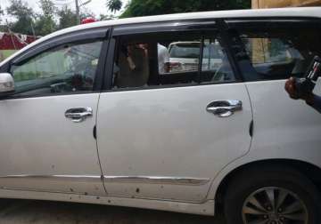 Santosh Gangwar’s car attacked by BJD workers in Bargarh