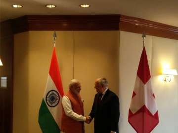PM Modi with Swiss president