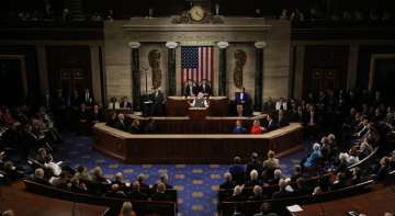 PM Narendra Modi addressing the joint sitting of the US Congress Wednesday