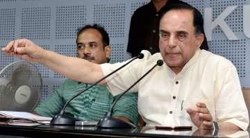 Subramanian Swamy addressed a meeting to mark 41st anniversary of Emergency 